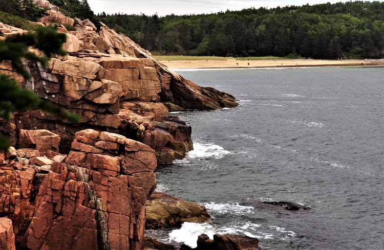rocky shoreline